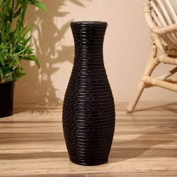 Ваза плетеная, напольная 14х14х41 см (+/- 2 см.)