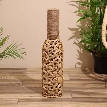 Ваза плетеная, напольная 14х14х60 см