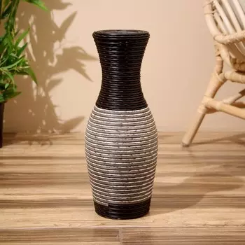 Ваза плетеная, напольная 16х16х40 см (+/- 2 см)