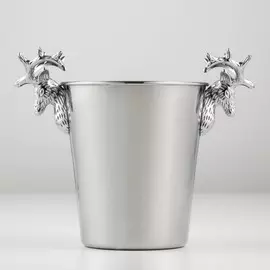 Ведро для льда из нержавеющей стали, 2 л, 251620,5 см, цвет хромированный