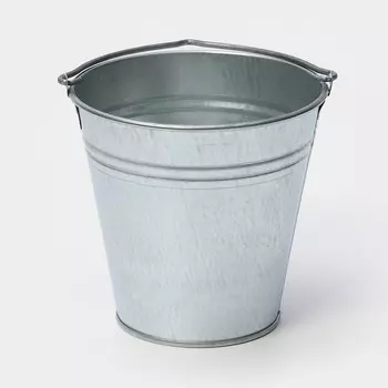 Ведро хозяйственное оцинкованное с ручкой, 1 л, гост