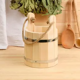 Ведро-запарник из липы, 5 л,