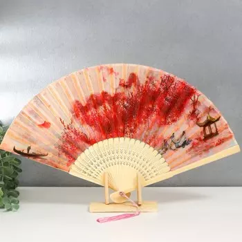 Веер складной h=23 см