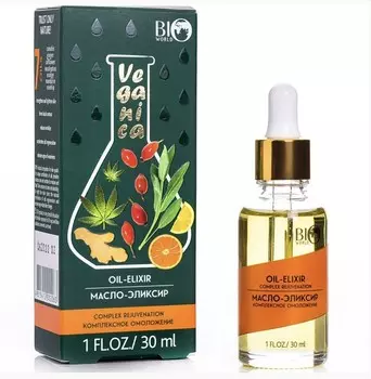 Veganica масло-эликсир комплексное омоложение new, 30 мл