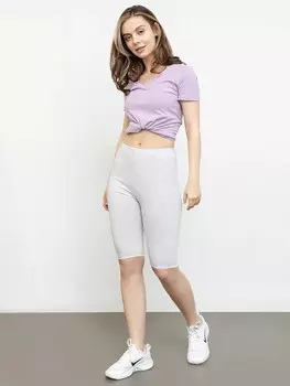 Велосипедки с высокой линией талии