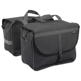 Велосумка graffiti кантри 2 на багажник, цвет серый