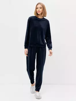 Велюровый комплект (лонгслив и брюки)