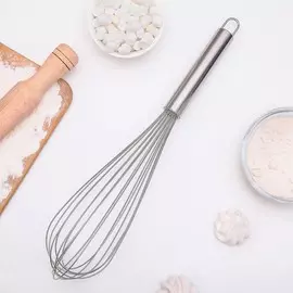 Венчик кулинарный с толстыми струнами, 40×7 см