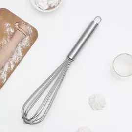 Венчик для взбивания с толстыми струнами konfinetta, 377 см, серебристый