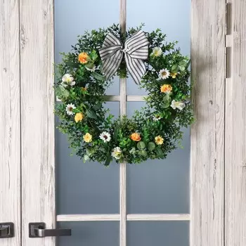 Венок на дверь интерьерный