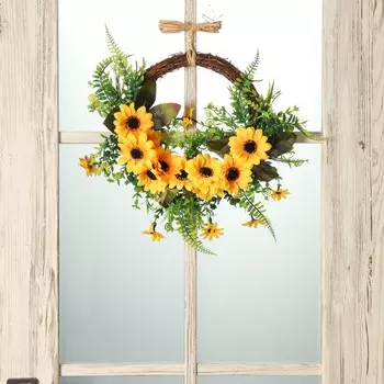 Венок на дверь интерьерный