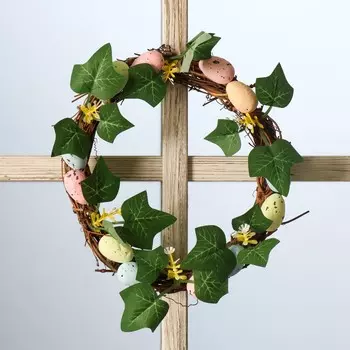 Пасхальный венок на дверь