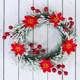 Венок новогодний d-18 см