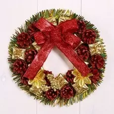 Венок новогодний d=22 см