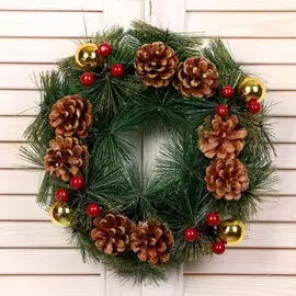 Венок новогодний d=25 см