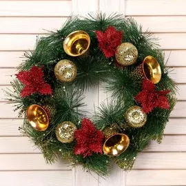 Венок новогодний d=25 см