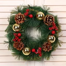 Венок новогодний d=25 см