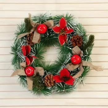 Венок новогодний d- 26 см