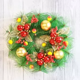 Венок новогодний d-27 см
