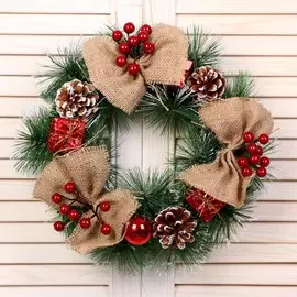 Венок новогодний d=30 см