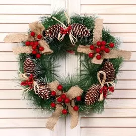 Венок новогодний d=30 см