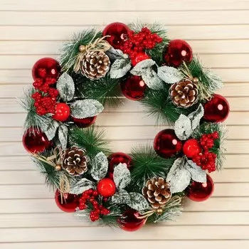 Венок новогодний d=34 см