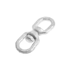 Вертлюг петля-петля тундра krep, 6 мм, оцинкованный, 1 шт.