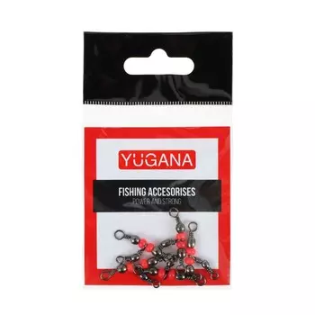 Вертлюг тройной yugana, f1006, 10 х 12 мм, 16 кг, 5 шт.