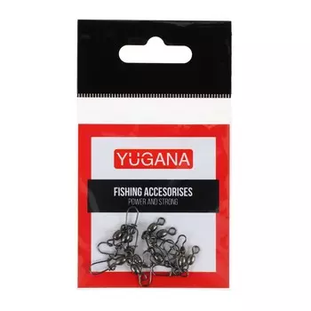Вертлюжок с застежкой усиленный yugana, f-3004, № 8, 12 кг, 10 шт.