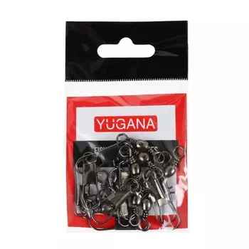 Вертлюжок с застежкой yugana, f-1003, № 4, 25 кг, 10 шт.