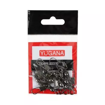 Вертлюжок с застежкой yugana, f-1003, № 6, 18 кг, 10 шт.