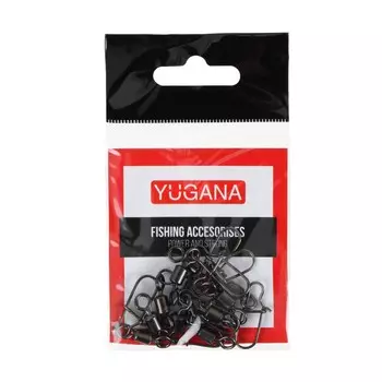 Вертлюжок с застежкой yugana, f-2022, № 2, 30 кг, 10 шт.