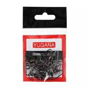 Вертлюжок с застежкой yugana, f-2025, № 1, 45 кг, 10 шт.