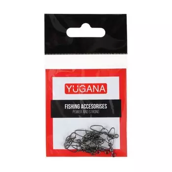 Вертлюжок с застежкой yugana, f-2025, № 8, 7 кг, 10 шт.