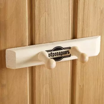 Вешалка 2 крючка, липа