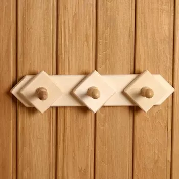 Вешалка 3 крючка, липа