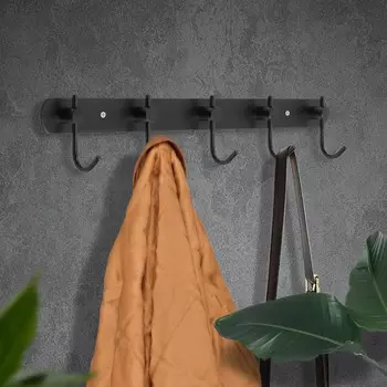 Вешалка cappio cvp004, металлическая, пятирожковая, цвет черный