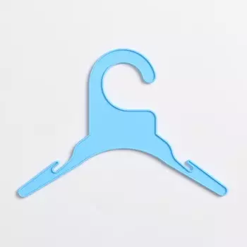 Вешалка для одежды животным, 19140.4 см, голубая