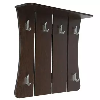 Вешалка добрая, 860х220х810, венге темный