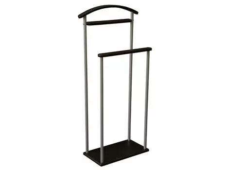 Вешалка костюмная Верис 4 металлик/венге