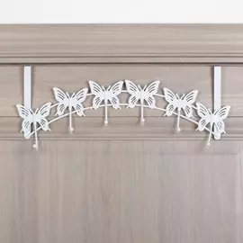 Вешалка надверная на 6 крючков доляна