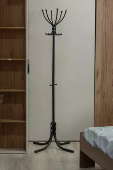 Вешалка напольная М 6 черный