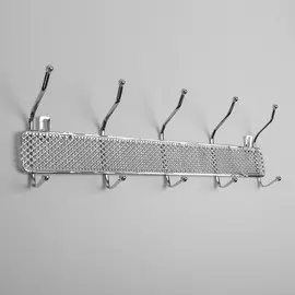 Вешалка настенная на 5 двойных крючков доляна