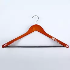 Вешалка-плечики для верхней одежды с перекладиной доляна, размер 48-50, цвет орех