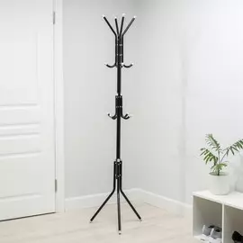 Вешалка напольная classic, 170 см, цвет черный