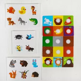 Весёлые липучки. умное лото.