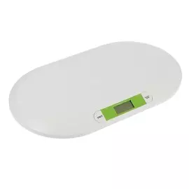 Весы детские luazon lve-25, до 20 кг, жк-дисплей, 2*ааа (не в компл), автоотключение, белые 364041