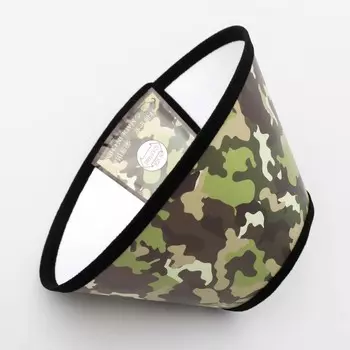 Ветеринарный воротник №4, обхват шеи 29-33 см, высота 13.5 см, хаки