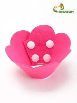 Ветеринарный воротник из фетра