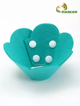 Ветеринарный воротник из фетра